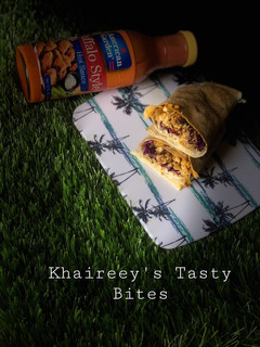 A picture of Buffalo chicken wrap.