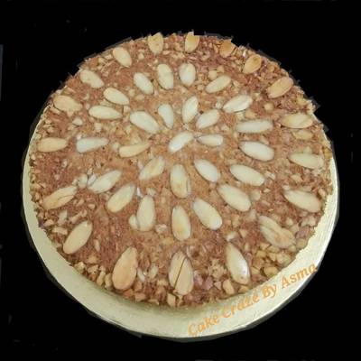 Butterscotch almond cake