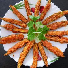 A picture of Crispy Bhindi.