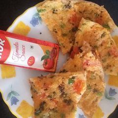 A picture of Roti pizza.