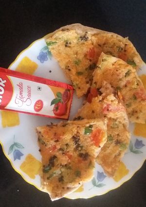 A picture of Roti pizza.