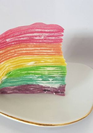 Foto resep Rainbow Mille Crepe