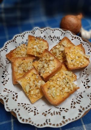Foto resep Garlic Bread Roti Tawar
