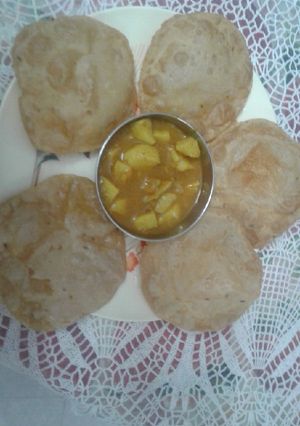 आलू पुरी रेसिपी मुख्य फोटो