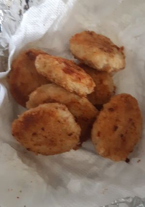 A picture of Chicken cheese Cutlet.