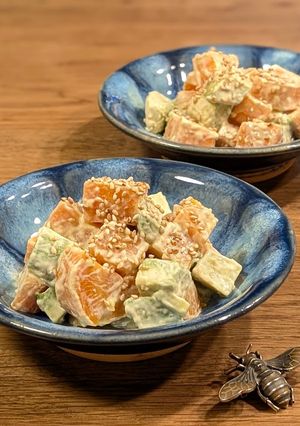 A picture of ★ Avocado and Carrot salad with miso-mayo ★.
