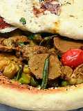 Beef Stew Covered With Bread