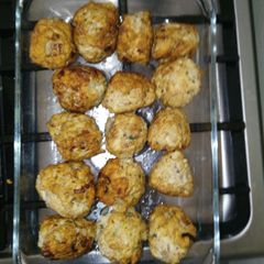 A picture of Chicken meatballs.