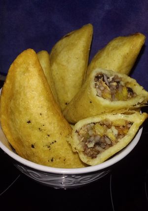 A picture of Fortuna-Style Pinto Empanadas (Ticas).