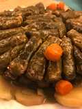 Stuffed Grape Leaves with Olive Oil (Warak Enab Bil Zeit)