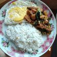 Nasi siram sayur