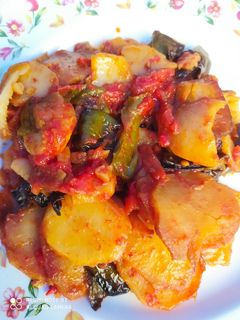 Una foto de Patatas al estilo la abuela rosaura