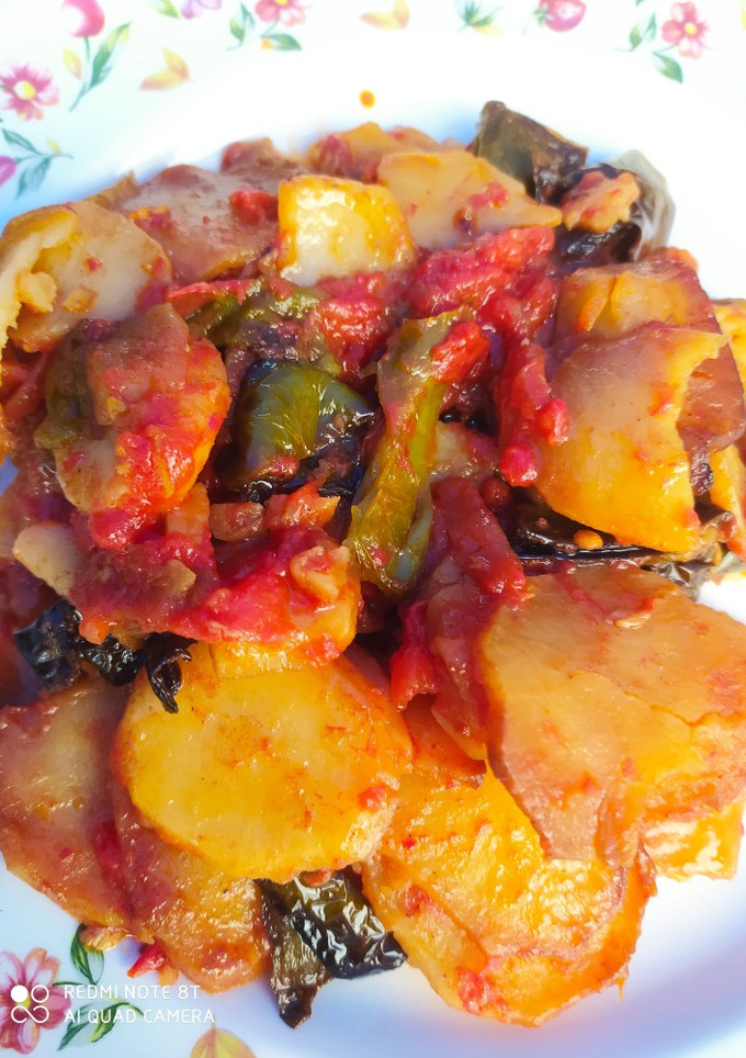 Una foto de Patatas al estilo la abuela rosaura