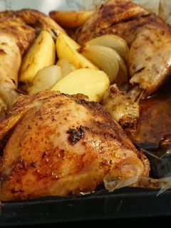 صورة لوصفة دجاج 🍗 بالكيس الحراري 😋