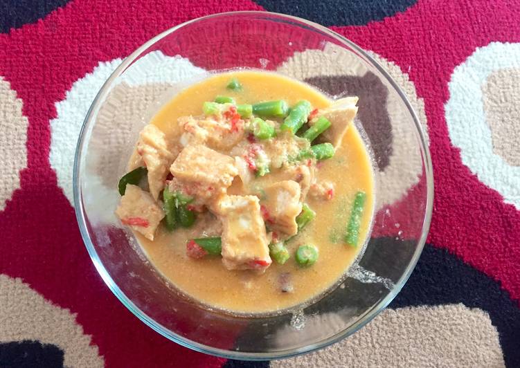 Tahu Buncis Sayur Santan