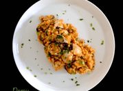 Una foto di fregola frutti di mare