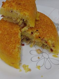 عکسی از دستور ته چین مرغ