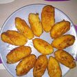 Croquetas de queso camembert y frambuesas