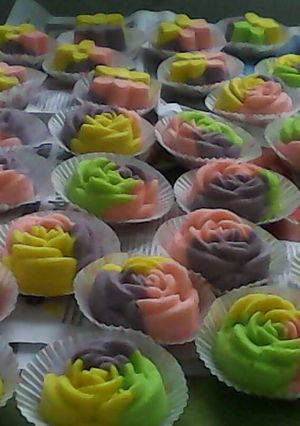 Foto resep Bolu kukus mawar