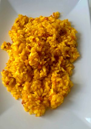 Foto principal de Arroz con sofrito de verdurita y jamón serrano
