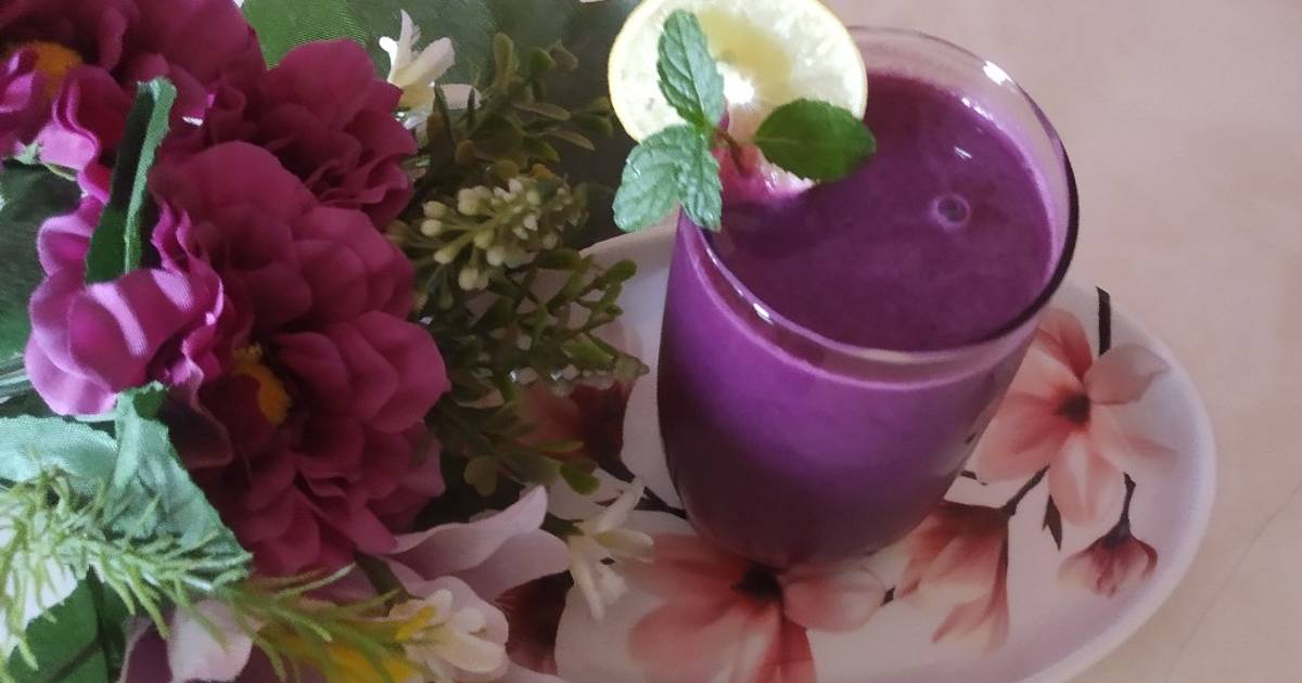 Jamun (black plum) Juice Recipe by DrPushpa Dixit Cookpad