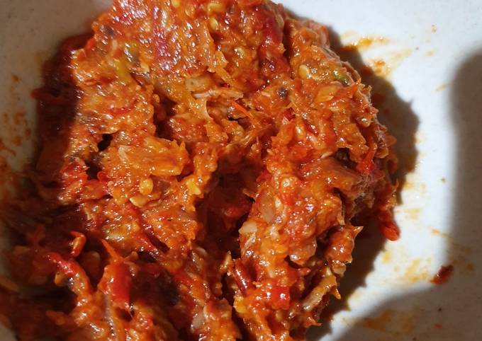 Sambal Terasi Goreng Meletop (Penambah selera makan)