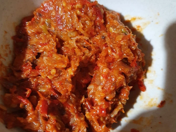 Cara Mudah Membikin Resep Sambal Terasi Goreng Meletop (Penambah selera makan) yang Enak Banget Anti Ribet, Uenak Banget