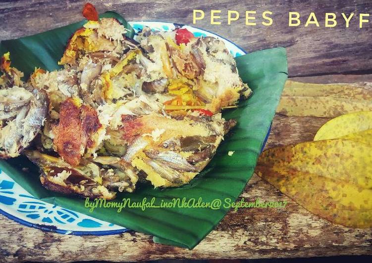 Pepes Anakan ikan ala botok tradisional (Pepes Babyfish)