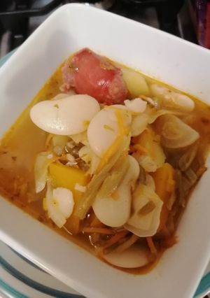 Una foto de Porotos Pallares a la chilena