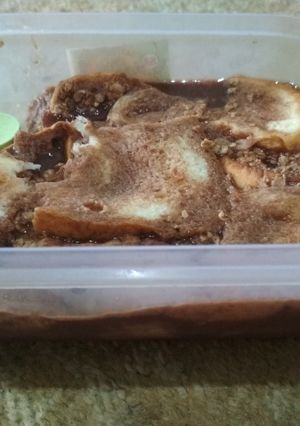 Foto resep Puding coklat roti tawar (oatmeal)