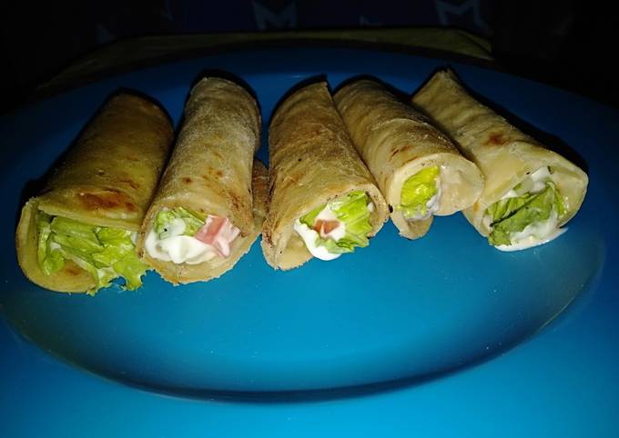 Anti Ribet, Memasak 388. Kebab / Salad Wrap by Uliz Kirei Praktis