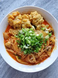 Foto resep Easy Glass Noodle Laksa😋👍