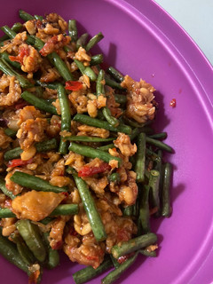 Foto resep Tumis tempe kacang panjang seuhah