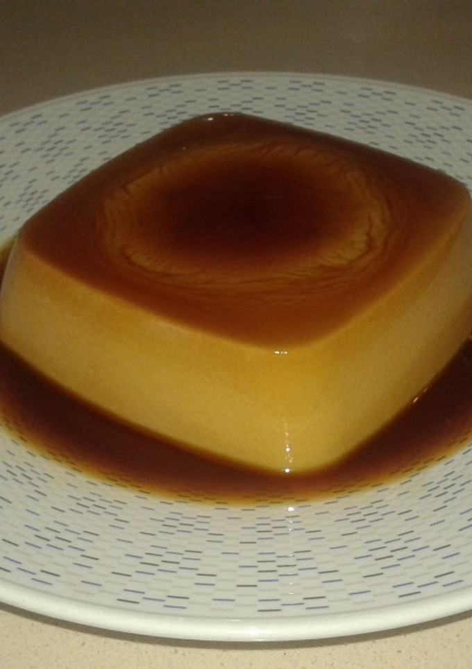 Una foto de Flan de café