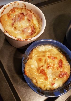 รูปของ มักกะโรนีอบชีส (mac n' cheese)