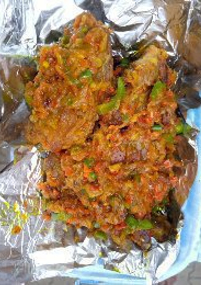 A picture of Peppered chicken.