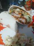 BBQ Breaded Chicken Wraps