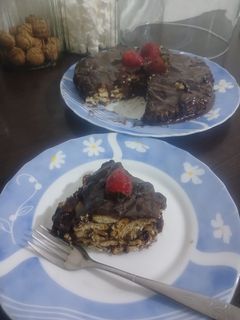 عکسی از دستور کیک یخچالی💞