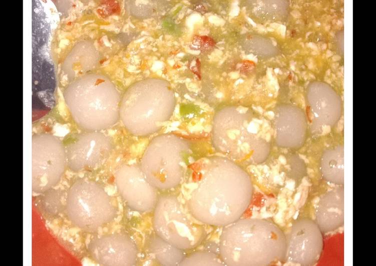 Resep ❤Seblak pedas BOBACI(boba aci) yang Menggugah Selera