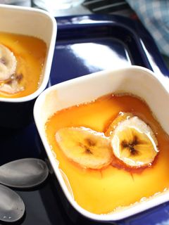 「蕉」香優格烤布丁 的食譜成品照片