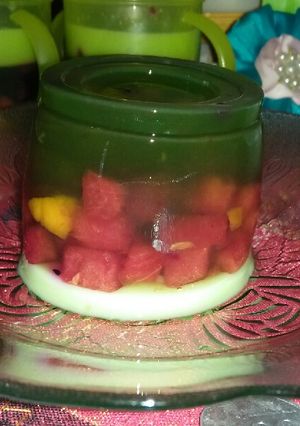 Foto resep Puding buah segar