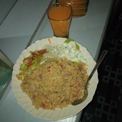 A picture of Jollof Rice.