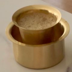 A picture of South Indian Filter Coffee.