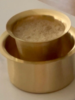 A picture of South Indian Filter Coffee.