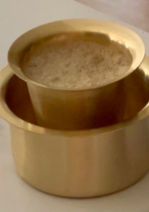 A picture of South Indian Filter Coffee.
