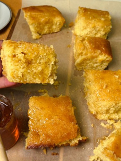 A picture of Honey Butter Cornbread.