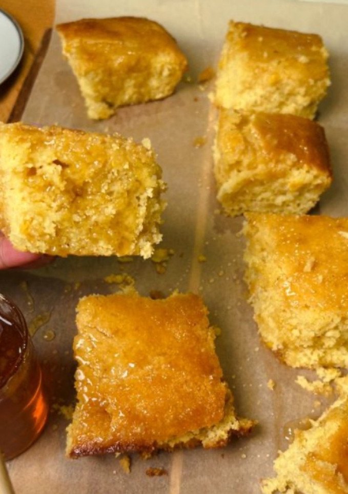A picture of Honey Butter Cornbread.