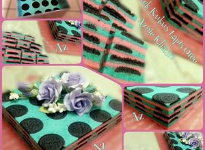 Gambar Kek Kukus Lapis Oreo