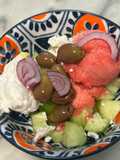 Insalata greca gelato