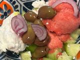 Insalata greca gelato